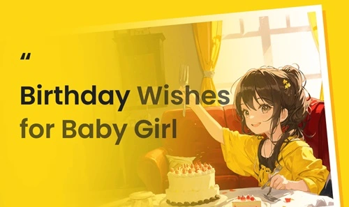 Birthday Wishes for Kid Girl 