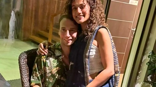 Taapsee Pannu and Mathias Boe